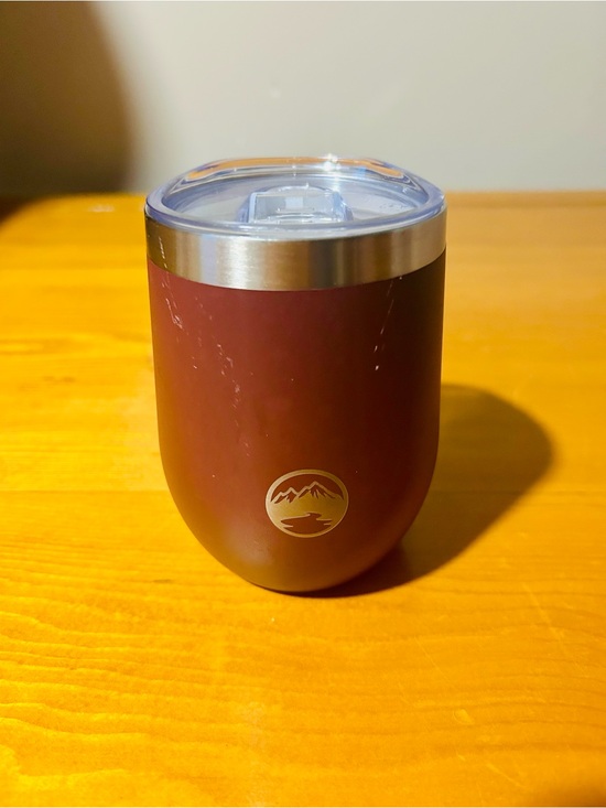 Other - 3 for $15 / Insulated Wine Tumbler - Burgundy with Clear Lid